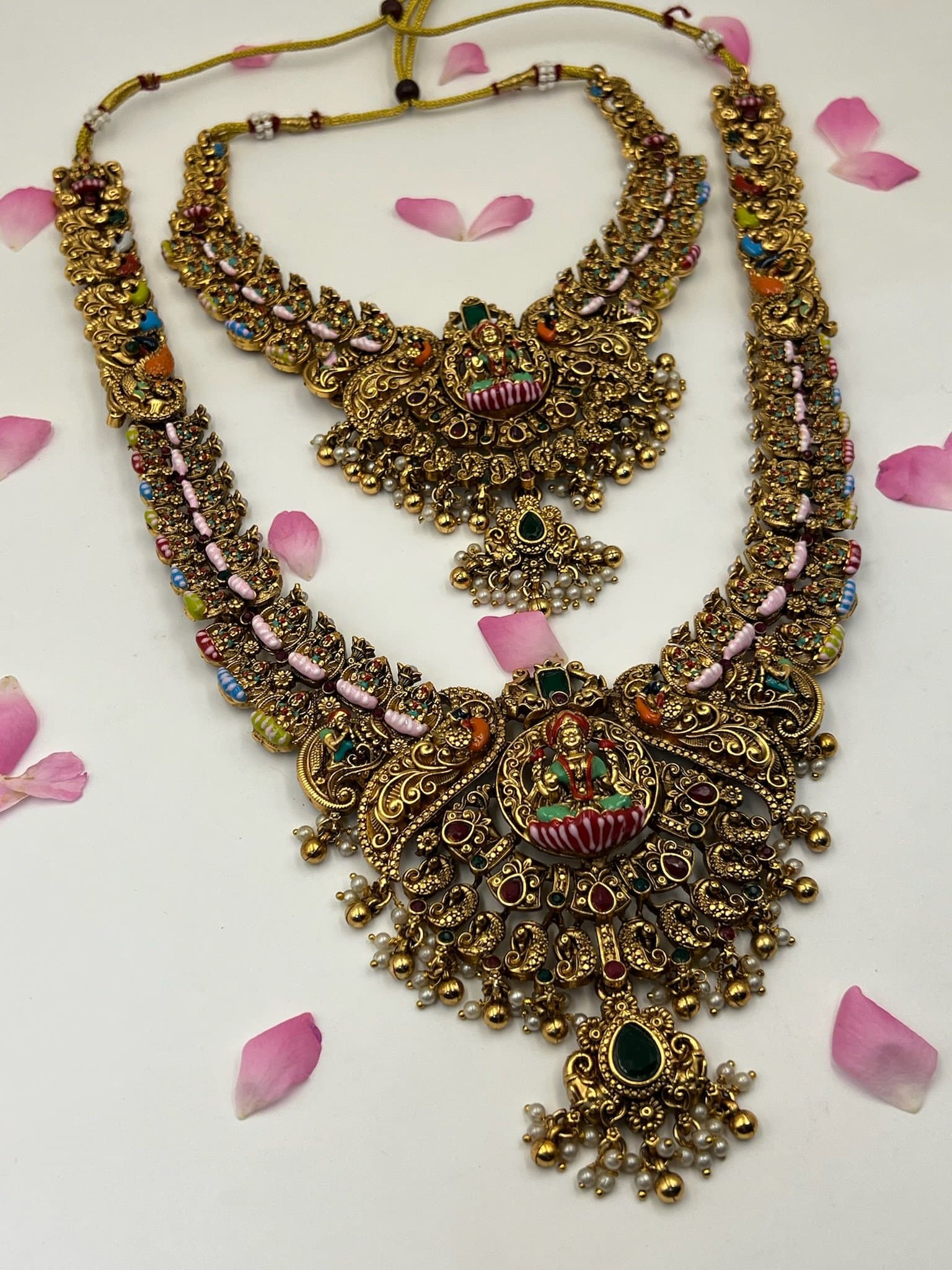 Meenakari Antique Bridal Set - image 1