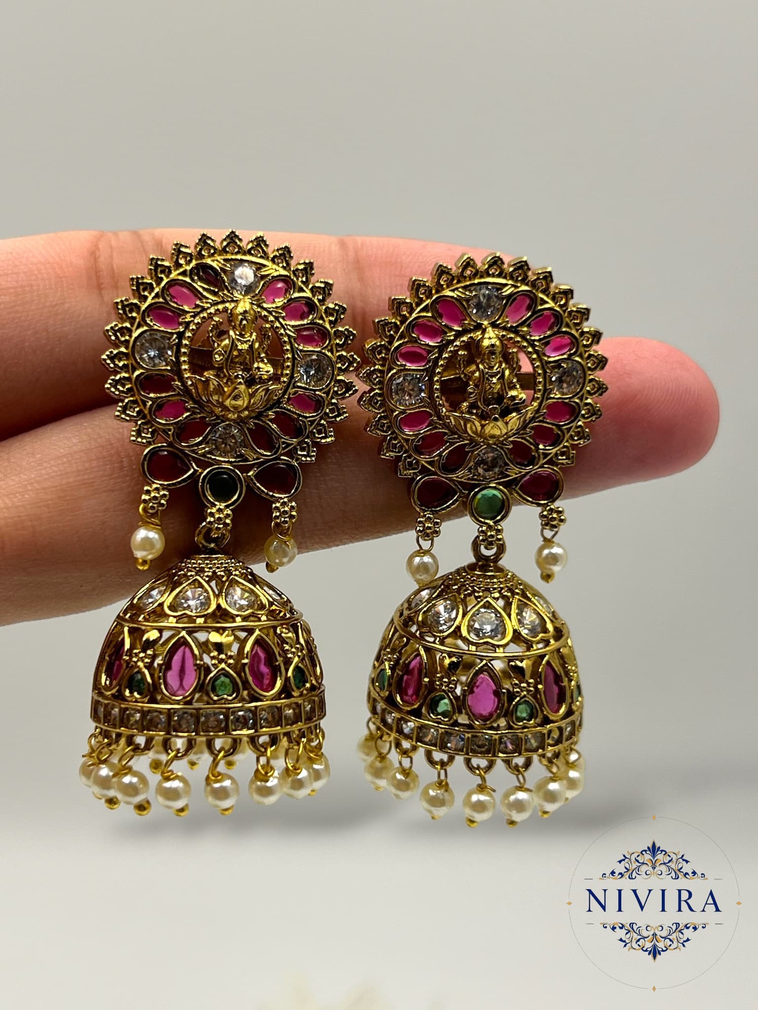 Nakshi Kante Necklace Set - image 4