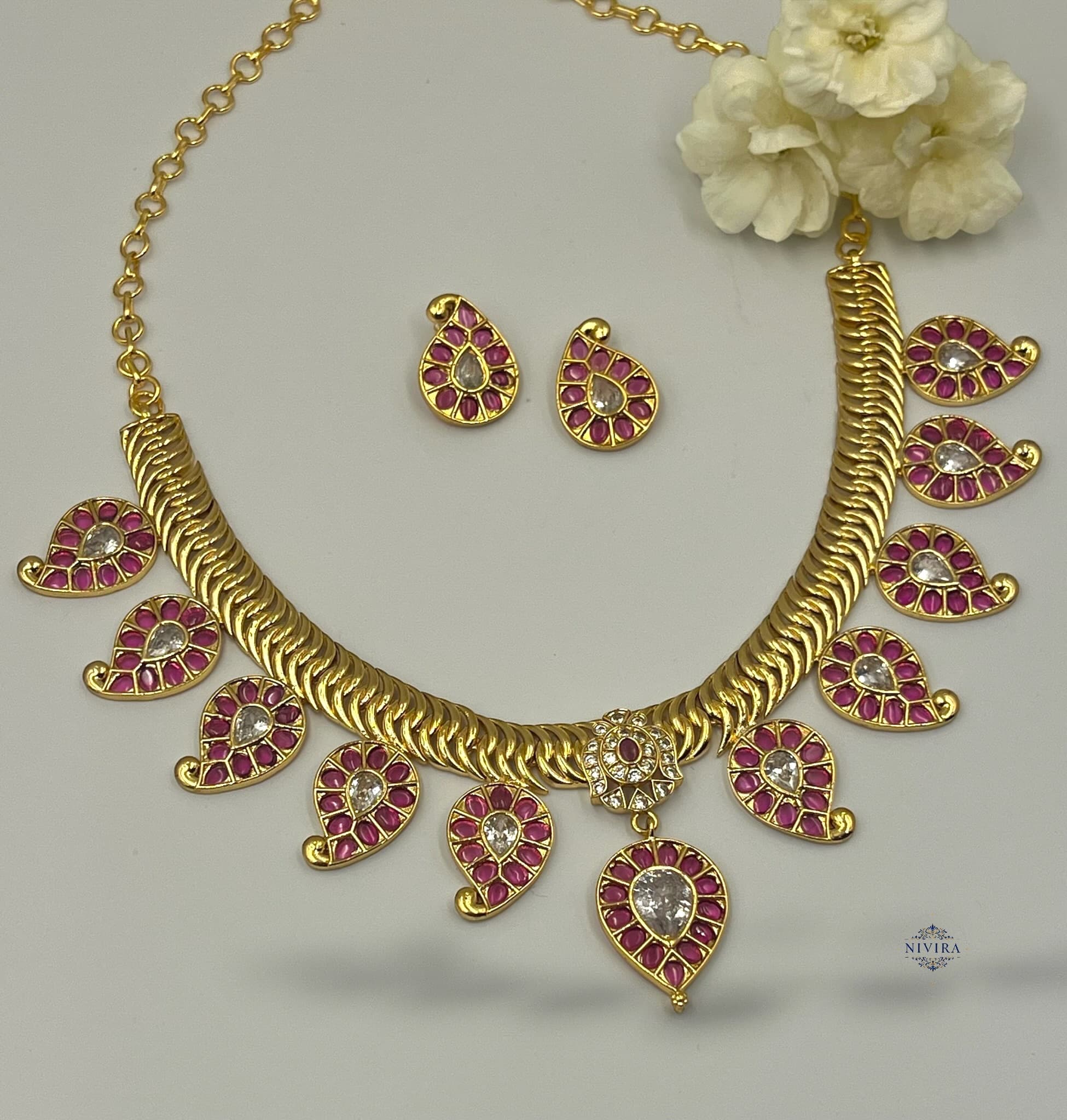 Kemp Mango Jalebi Necklace - image 2