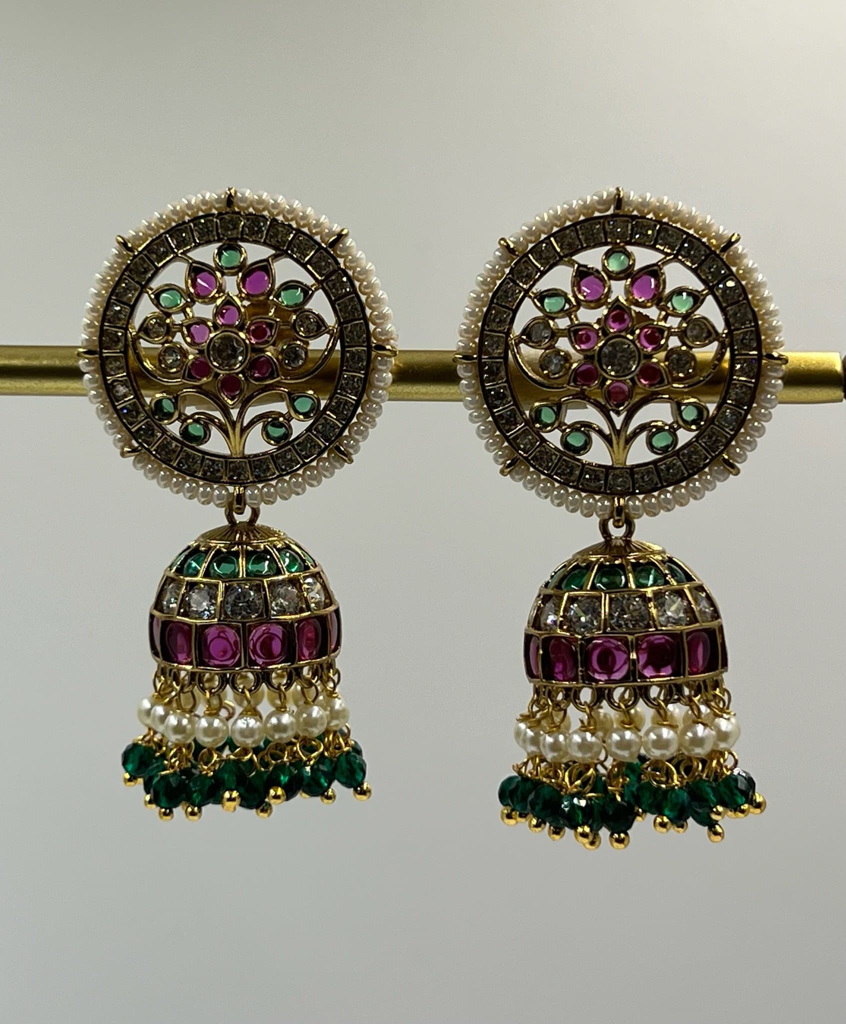 Mayura Dome Jhumkas
