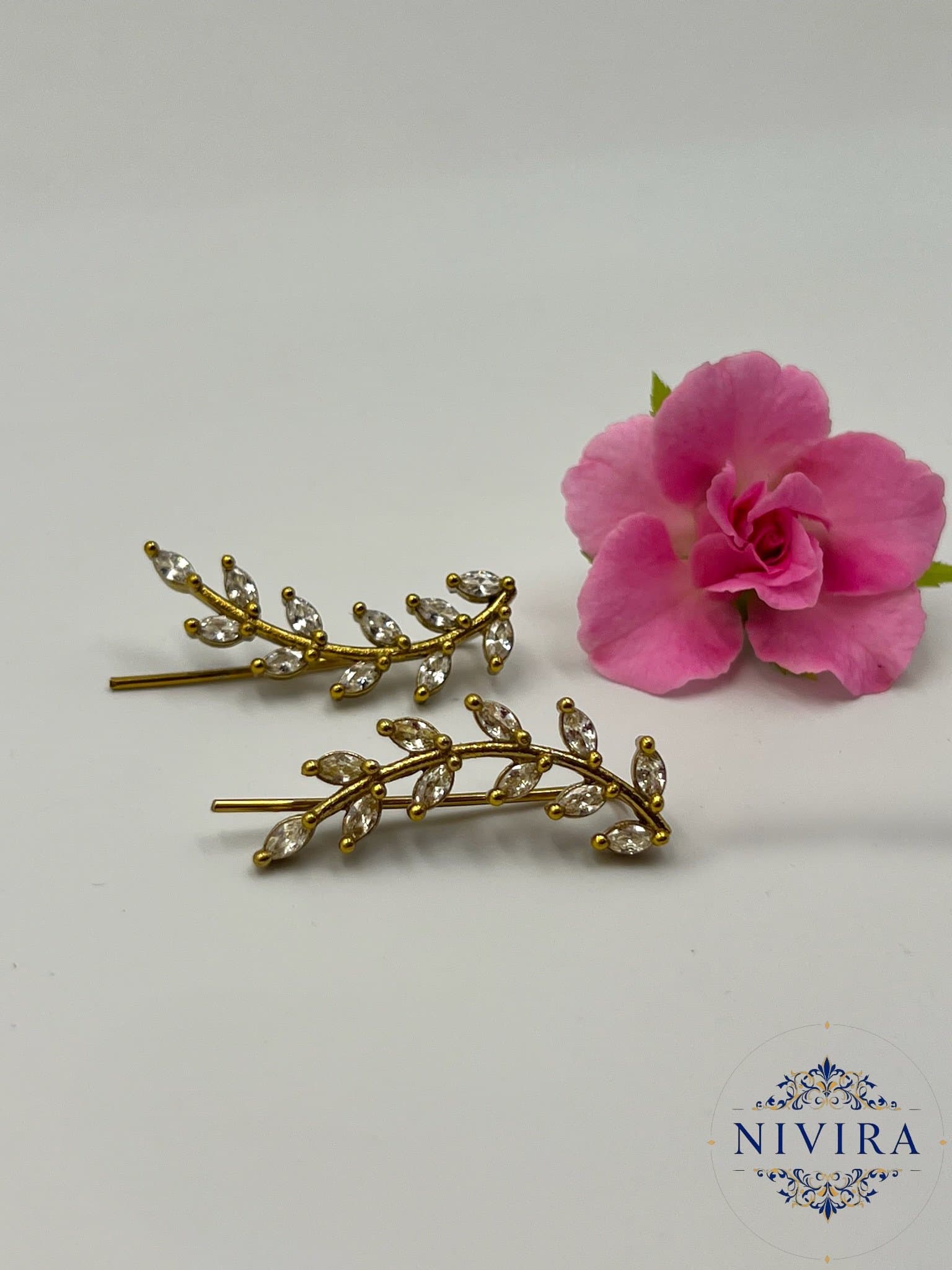 Marquise‑Cut Cubic Zirconia Earrings