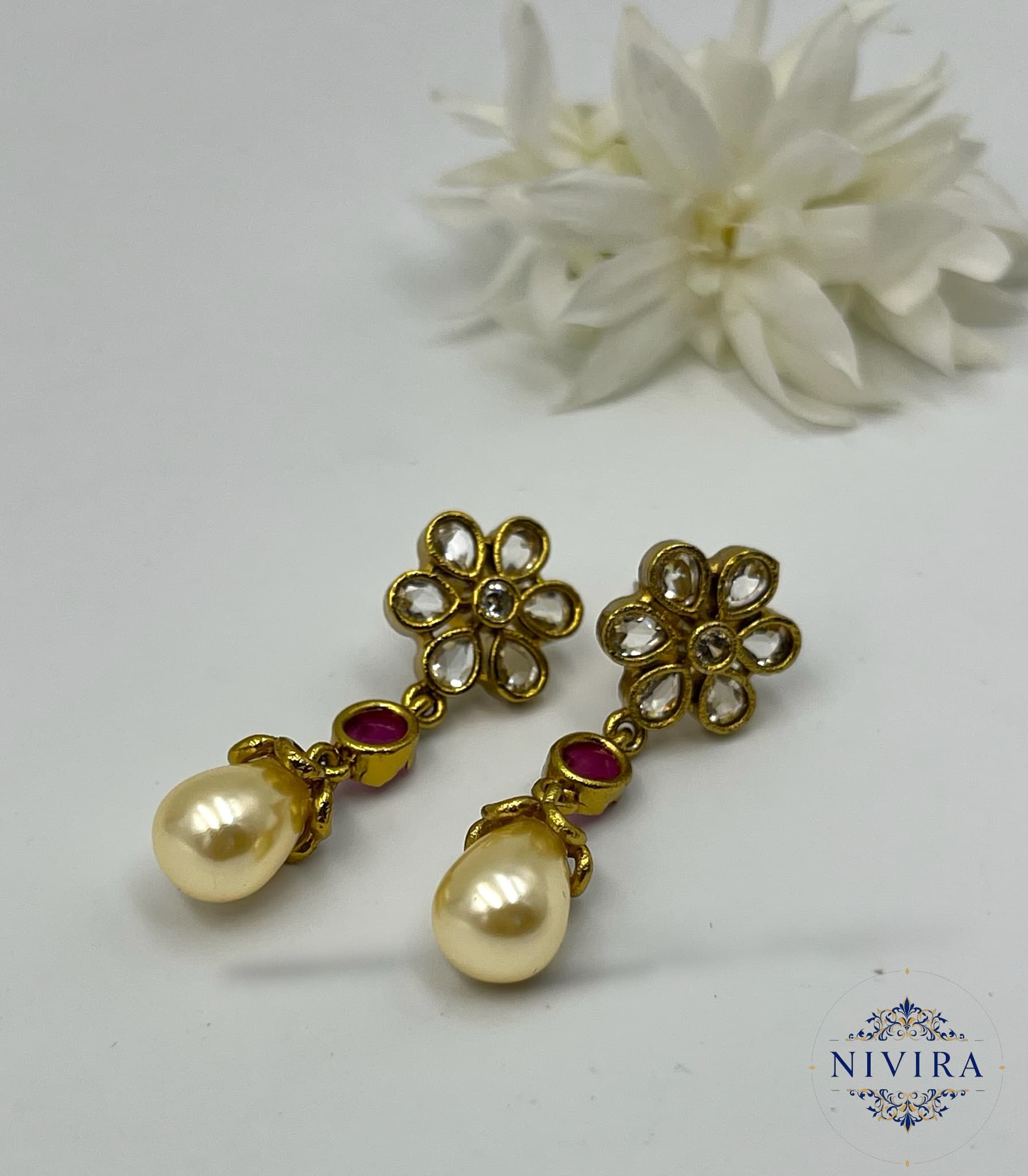 Layered Floral Choker set - image 3