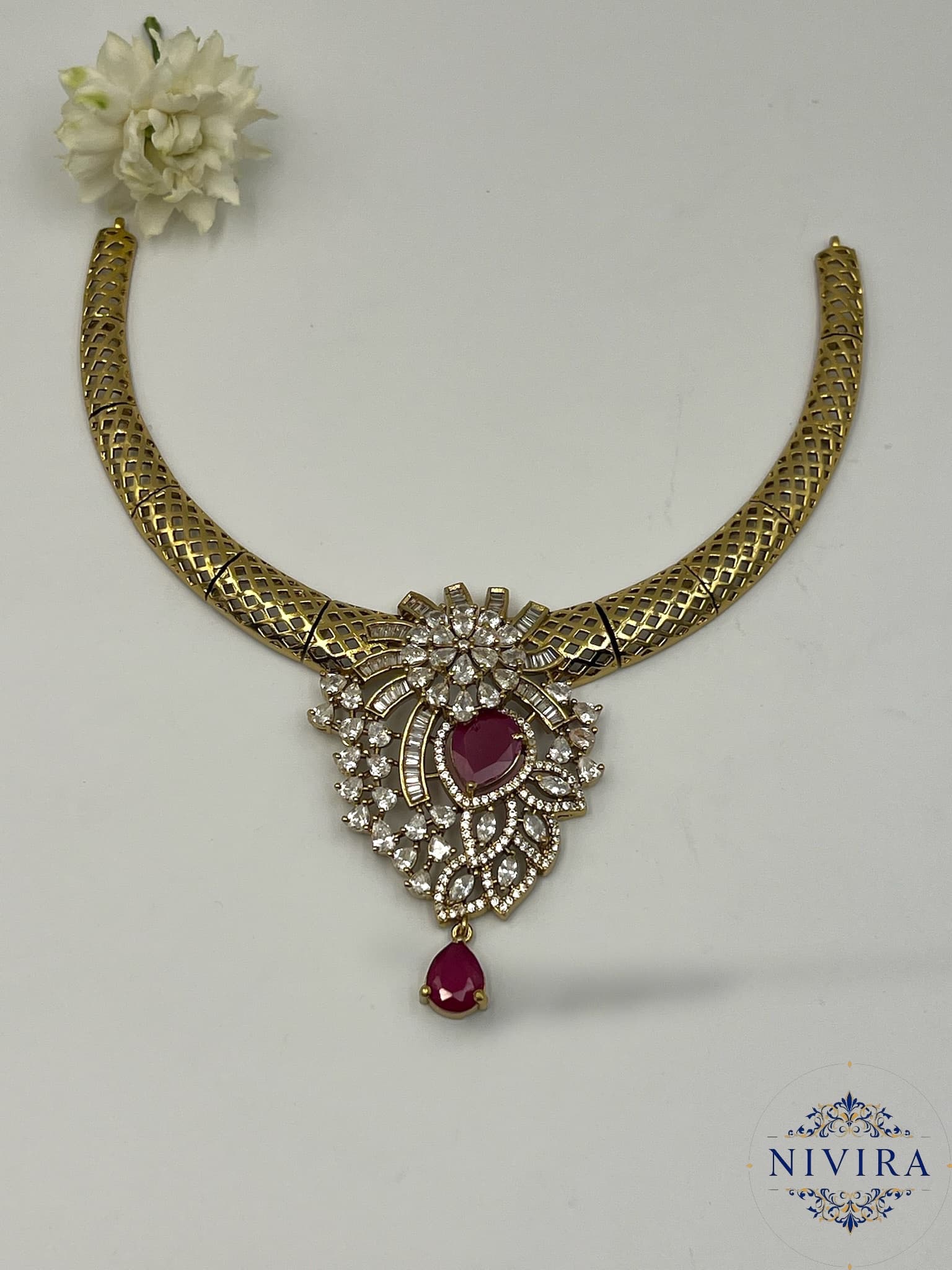 Ruby Mehendi Kante Set - image 3