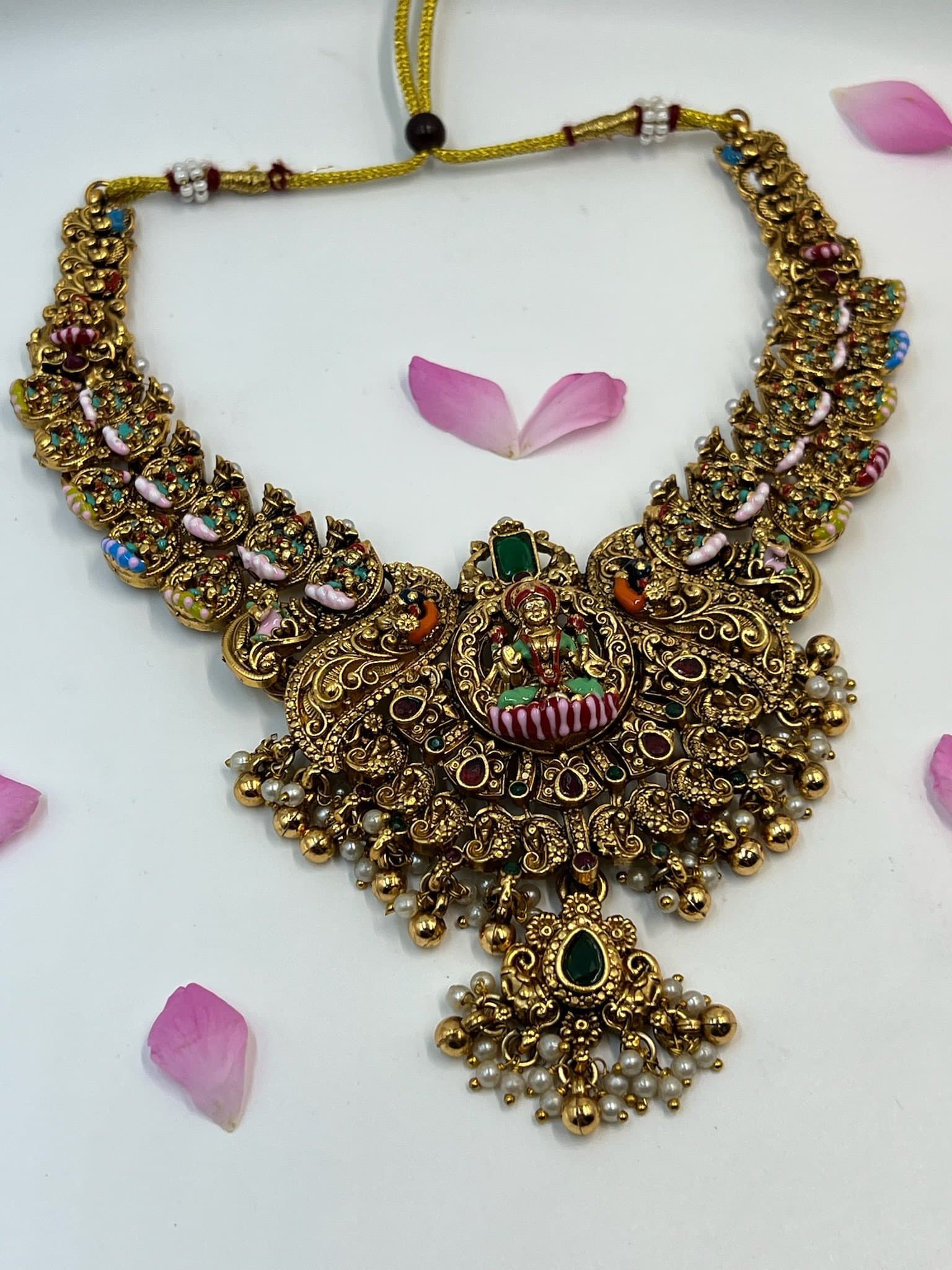 Meenakari Antique Bridal Set - image 2