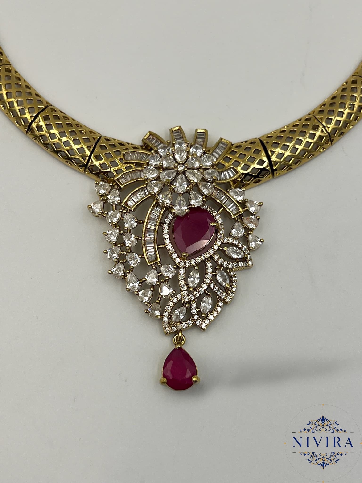 Ruby Mehendi Kante Set - image 4